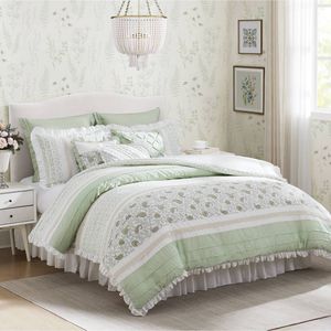 Set Copripiumino Premium in Cotone Percalle 9 Pezzi Misura Queen - Product Image 1