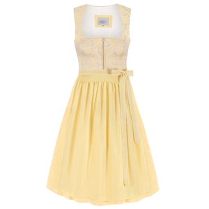 Yellow A-Line Midi <b>Dress</b> Strapless Chiffon Wrap Tie <b>Elastic</b> Waist Casual Summer <b>Dress</b> Flared Hem Solid Color Breathable - Product Image 1