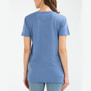 Camiseta Personalizada para Mujer, Camiseta Lisa Estampada para Dama, Camiseta Corta de Algodón con Estampado Personalizado, Camiseta de Manga Corta para Mujer - Product Image 3