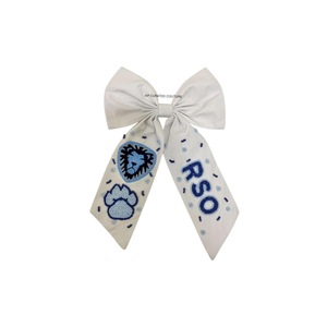 Nouveauté : Pinces et barrettes à cheveux pour femmes, de créateur, sportives, perlées, avec nœuds et motifs d'équipe faits main, pour les jours de match - Product Image 1