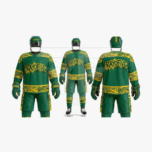 Maillots et ensembles de hockey sur glace de qualité supérieure, fabrication en usine, prix de gros, uniforme de hockey sur glace, logo personnalisé - Product Image 2