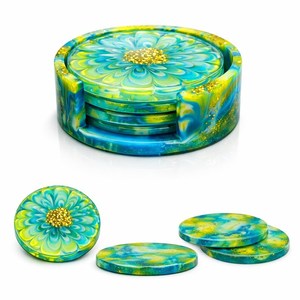 Handmade Luxury Resin Tea <b>Coaster</b> Custom Design For Home Hotel Restaurant Or Cafe Table Ware Decoration <b>Beer</b> Mug <b>Coaster</b> Use - Product Image 3