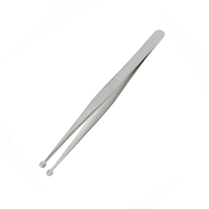 High Quality Beading Tweezers Cup Shaped Tips Bead Pearl Makeup Piercing Grabber Tweezers Wholesale OEM Piercing Suppliers - Product Image 6