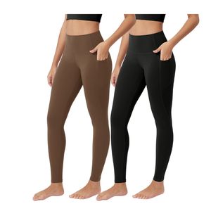 Leggings Deportivos de Cintura Alta para Mujer, con Bolsillos Laterales, para Yoga, Fitness, Gimnasio, Running, Entrenamiento y Ejercicio - Product Image 3