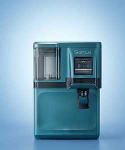 Sistema de purificación de agua alcalina por ósmosis inversa GENIUS con filtro de sedimentos de 5 micras y material de gabinete de alta calidad. - Product Image 1