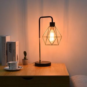 Luxury Gold <b>Desk</b> Lamp Industrial Edison Style Table Lamp for End Table Bedroom Living Room <b>Office</b> Interior Decor - Product Image 3