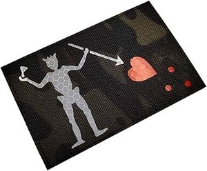 Custom Black Nonwoven Felt Laser Cut Flower Shape <b>Sew</b>-<b>On</b> <b>Patches</b> for Clothing & Hats-Great Quality - Product Image 3