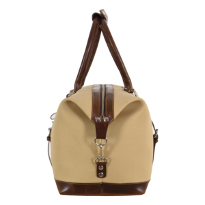 Luxury Canvas & Genuine <b>Leather</b> Travel Duffel <b>Bag</b> Large Capacity Weekend <b>Bag</b> Carry On Luggage Custom Business <b>Bag</b> OEM ODM - Product Image 4