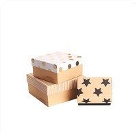 Boîte en carton de haute qualité avec couvercle et base, personnalisable avec logo, pour emballage cadeau