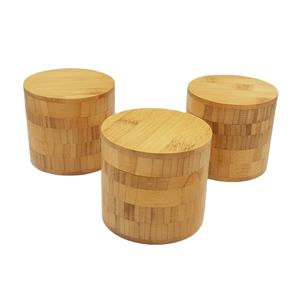 Frasco de bambú ecológico para cosméticos, crema, caja en T, joyería, el mejor precio, 100% - Product Image 1