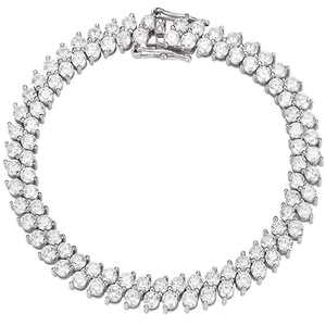 Moissanite Pear Shaped Tennis <b>Bracelet</b> Sparkling Diamond Style Luxury Jewelry Elegance Statement Gifts for <b>Men</b> and Women Fashion - Product Image 6