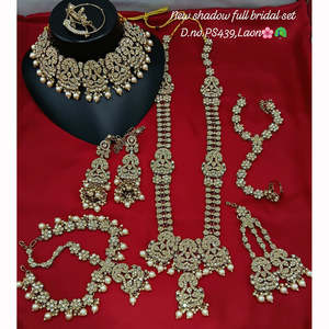 Elegant Fine Jewelry <b>Set</b> with Sparkling Austrian <b>Beads</b> Perfect for Bridal Wear, Weddings, and Special Occasions - Product Image 1