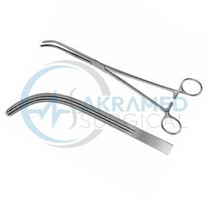 ชุดเครื่องมือผ่าตัดหัวใจและหลอดเลือด DeBakey Dissecting Ligature Forceps และ Wylie Aortic Clamp ได้รับการรับรองมาตรฐาน CE - Product Image 4