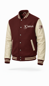 Blouson universitaire à capuche d'hiver avec broderies universitaires, logo avant, unisexe, coupe oversize, style américain, streetwear viral - Product Image 2