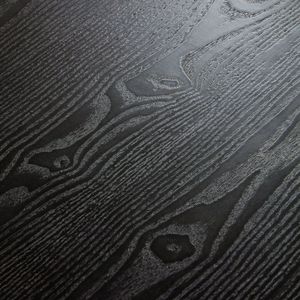 Tavolo da Pranzo Rotondo Moderno Stile Mid-Century da 46,45 Pollici in MDF Nero per Sala da Pranzo e Cene - Product Image 4