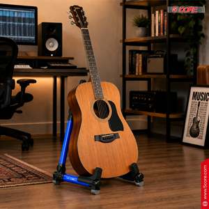 Support de Guitare Pliant à 5 Pieds en Aluminium Réglable pour Toutes les Guitares Acoustiques et Électriques - Product Image 5