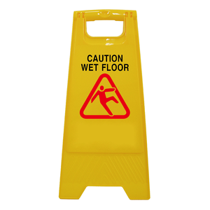 Panneau publicitaire extérieur en PVC personnalisé support avec panneau de sol jaune spécifique pour la publicité extérieure - Product Image 4