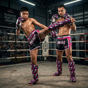 Protège-tibias de Muay Thai pour entraînement professionnel, haute performance, protection des pieds pour le punching, arts martiaux, Taekwondo, unisexe - Product Image 2