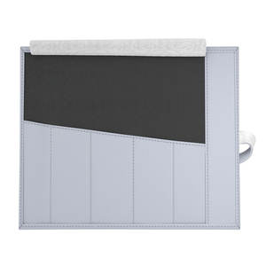 Étui court en cuir à fermeture à glissière, en promotion |   Organisateur d'outils en cuir de vache véritable |   Porte-accessoires de toilettage compact 11 x 13,5 cm - Product Image 5