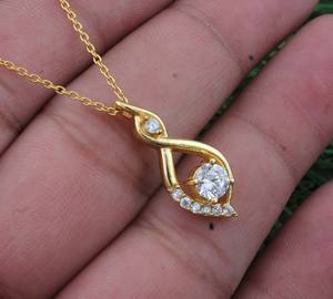 จี้วินเทจ CZ เงินแท้ 925 ชุบแพลตตินั่ม ประดับพลอย สำหรับงานครบรอบ ขายส่งจากโรงงาน - Product Image 6