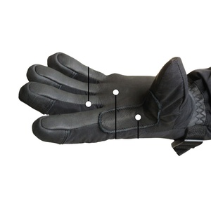 Gants de ski imperméables chauds pour l'hiver, à doigts séparés, pour hommes, femmes et enfants, en polaire avec fermeture à cordon - Product Image 6