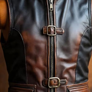 Chaleco de Cuero Genuino Champ King para Mujer, Clásico, Duradero, Elegante y Atemporal - Product Image 4