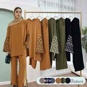 Abaya Musulmana Moderna Informal con Abertura Frontal en Gris Suave para Mujer, Elegante Vestido Largo Hasta el Suelo, Estilo Dubai, Islámico, Transpirable y Ligero - Product Image 5