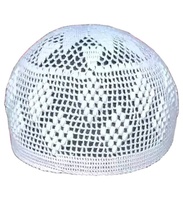 Gorro/Sombrero de Oración para Hombre (Tupi Topi) Orientado a la Exportación, Colores Personalizables, 100% Algodón, Estilo Formal, Bordado a Mano, para Exteriores