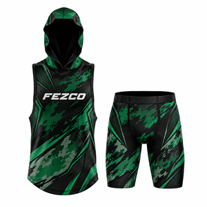 Conjunto de uniforme deportivo transpirable de poliéster con impresión por sublimación OEM 7v7, uniforme de fútbol con diseño personalizado - Product Image 4