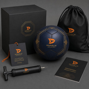 Ballon de football personnalisé avec logo, taille 5, en cuir PU de qualité supérieure, cousu à la machine, 32 panneaux, pour matchs de club et entraînement, fournisseur en gros - Product Image 5