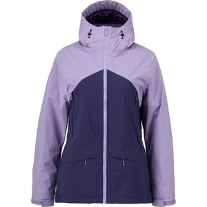 Ensemble de Combinaison de Ski pour Femme Personnalisé, Veste et Pantalon Imperméables et Coupe-Vent, Combinaison de Snowboard 2 Pièces, Couleur Violet avec Capuche - Product Image 5
