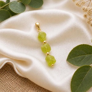 จี้พลอยเพอริดอท |   จี้คริสตัลดิบทำมือ - Product Image 5