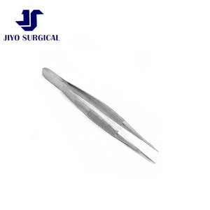 คีมเย็บผ่าตัด Jiyo Surgical Co. รุ่น MP-4561 Castroviejo แบบตรง ขนาด 4 3/8 นิ้ว (110 มม.) ฟันละเอียด 0.12 มม. ขนาด 5.5 มม. สำหรับผูกไหม - Product Image 2