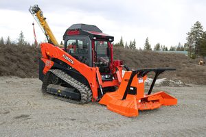 Kubota SVL90-2 Diesel Compact Track Loader with Gear Forestry Mulcher & <b>Hydraulic</b> Brush <b>Cutter</b> for Land Clearing Forestry Work - Product Image 6