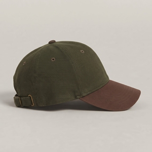 Gorra de Béisbol Unisex de 6 Paneles, Verde Oliva con Visera Marrón, Tela de Sarga, Ajuste Ajustable, Estilo Casual, Uso en las Cuatro Estaciones, Logotipo Personalizado - Product Image 4