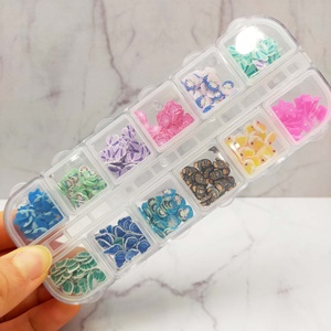 Polymer Clay Ocean-themed Slices <b>Miniature</b> Dollhouse Accessories Assorted Colors DIY Craft for ages 14+ - Product Image 6