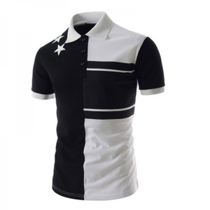 เสื้อโปโลผู้ชายแฟชั่นใหม่ พรีเมียมคอตตอน ผ้าถักแบบสั่งทำพิเศษ ไซส์ใหญ่ - Product Image 2