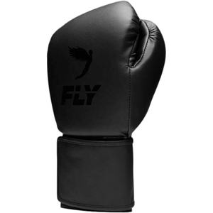 Guantes de Boxeo Negros Personalizados, Profesionales, Ligeros, 100% Cuero Genuino para Adultos, Cierre de Gancho y Bucle, Muay Thai - Product Image 2