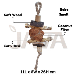 Juguetes Ecológicos para Pájaros Hechos de Madera para el Modelo Boba S - Product Image 2