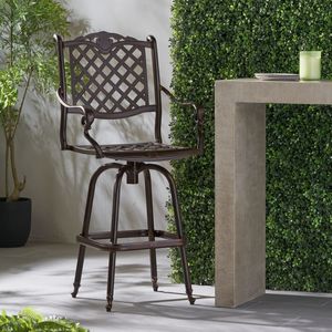 Sgabello da Bar in Alluminio Pressofuso - Product Image 3