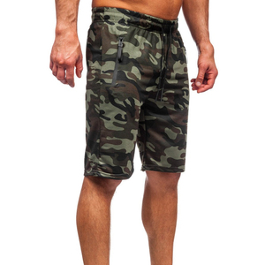 Shorts de sport pour homme coupe ajustée, taille haute, avec cordon de serrage, style jogger, respirants, écologiques, haute qualité, personnalisables - Product Image 3