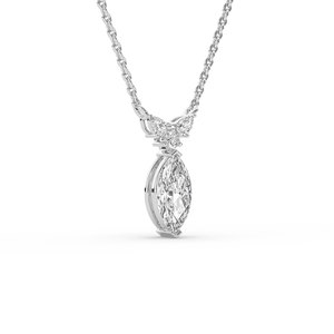 1.15 Carat Lab Grown Marquise Brilliant Cut Diamond in 14K <b>Solid</b> <b>Gold</b> for Women's <b>Pendant</b> - Product Image 6