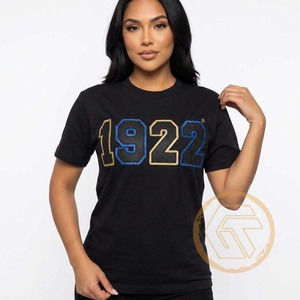 T-shirt Sororité Femme GREEK TREASURES Sigma Gamma Rho en Jersey 100% Coton, Col Rond, Manches Courtes, LOGO, Été – Vente en Gros - Product Image 2