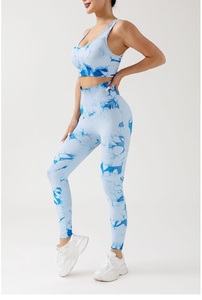 Conjunto Deportivo para Mujer de 2 Piezas, Bra Deportivo y Leggings, Ropa Deportiva, Traje para Correr, Fitness, Pilates y Ejercicio - Product Image 4