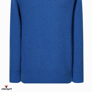 Pull à col rond personnalisable imprimé sur le devant, tricoté, anti-rides, séchage rapide, pour homme – Collection Hiver – Meilleures ventes - Product Image 6
