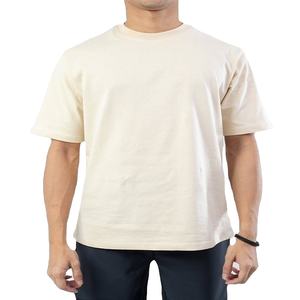Service OEM T-shirt respirant lourd décontracté quantité unie 100% coton broderie personnalisée logo personnalisé vente en gros vente chaude - Product Image 6
