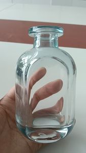 Difusor de Aroma <span class=keywords><strong>para</strong></span> el Hogar de 150ml/200ml, Botella de Vidrio Elegante con Base Pesada, Forma Redonda, Vidrio Transparente, con Caja y Varillas - Product Image 5