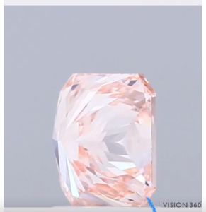 Diamant rose fantaisie, vif et éclatant, taille radiante, cultivé en laboratoire, pierre lâche certifiée IGI, clarté VS, excellente pour la fabrication de bijoux - Product Image 3