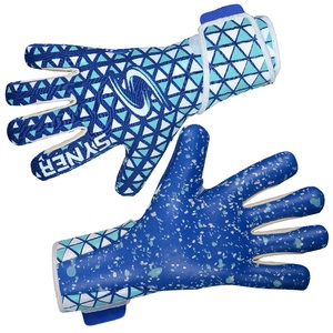Gants de gardien de but de football professionnels en latex allemand PU avec logo personnalisé, respirants, coupe négative, antidérapants, pour l'extérieur - Product Image 6