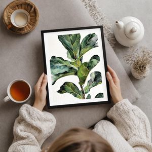 Cadre photo en bois minimaliste fait main, écologique, rectangulaire, vertical, impression numérique couleur, durable, pour table ou mur - Product Image 4